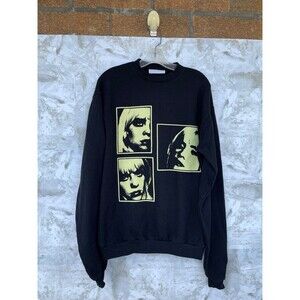 Billie Eilish Happier Than Ever World Tour 2022 Sweatshirt  Black Authentic S